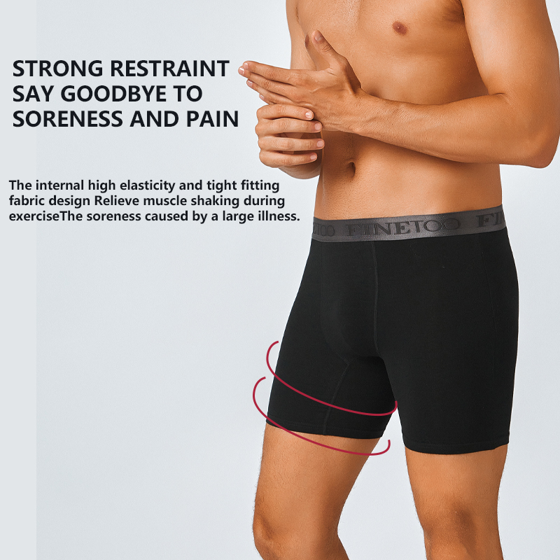 2pcs Cotton Long Boxers For Me - Boxer Brief Pack Cotton review and price