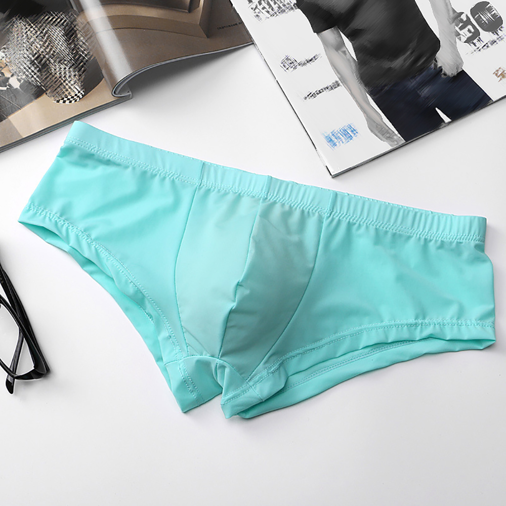 Ice Silk Underwear Boxer Brief - Trunk Breathable Men review and price