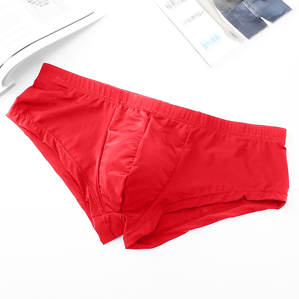 Ice Silk Underwear Boxer Brief - Trunk Breathable Men review and price