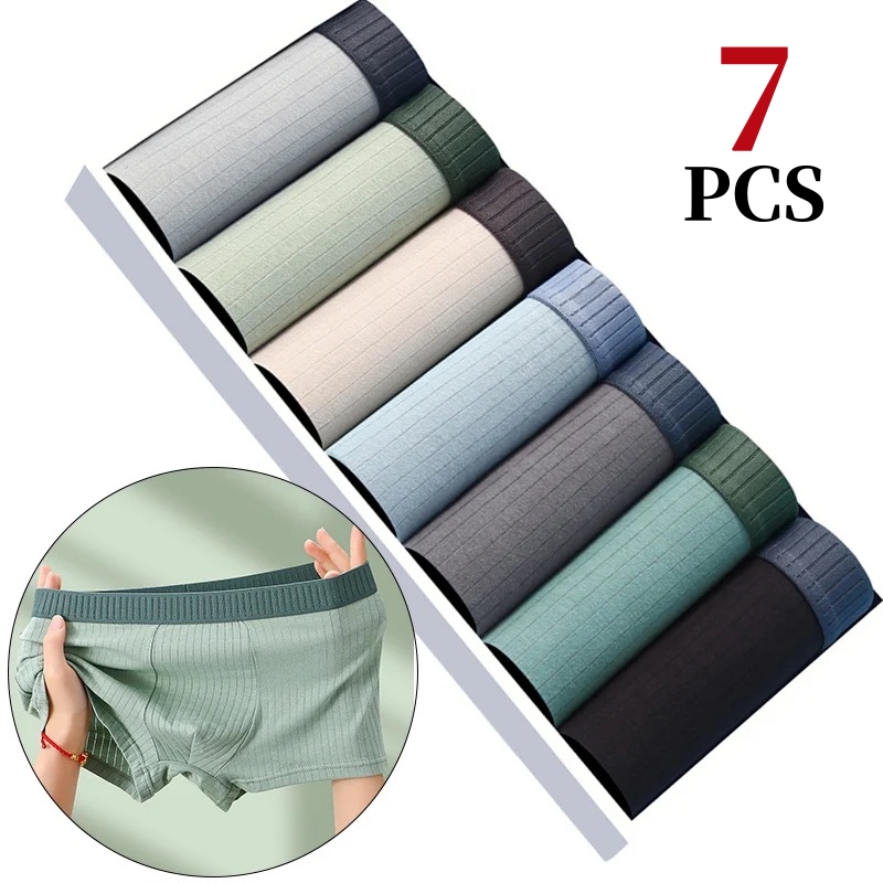 7Pcs/Lot Men's Cotton Underwea - Boxer Brief Pack Cotton review and price