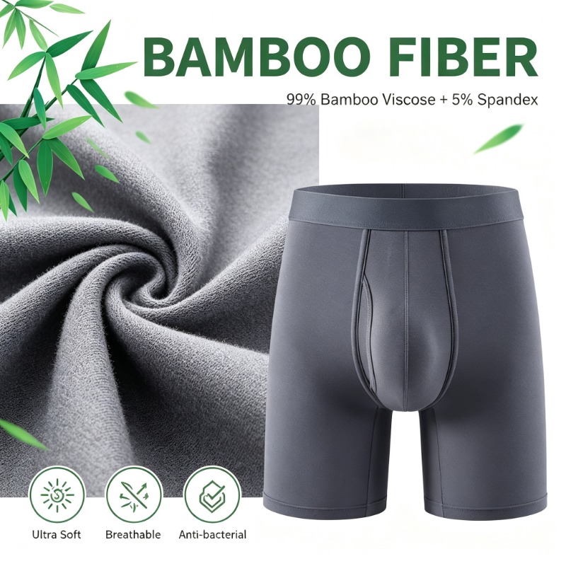 Men Bamboo Fiber Boxer Briefs  - Bamboo Fiber Trunk review and price