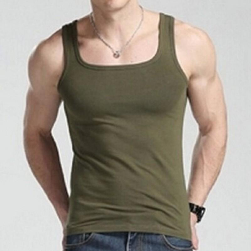 Men Sports Vest Sleeveless Squ - Sleeveless Undershirt review and price