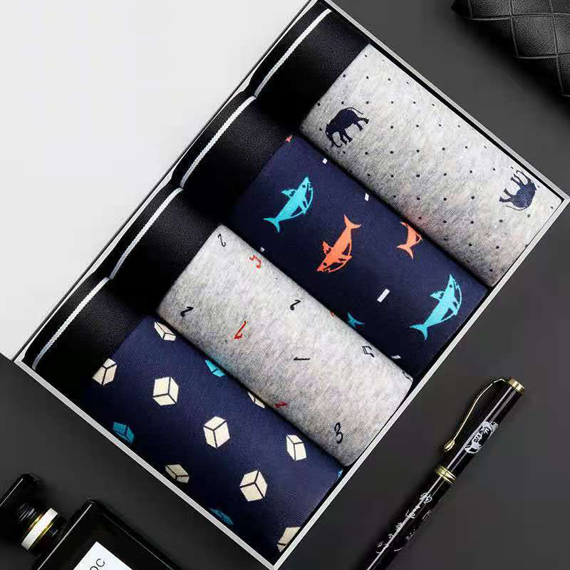 4Pcs/Lot Boxer Shorts Men Unde - Multi Pack Underwear review and price
