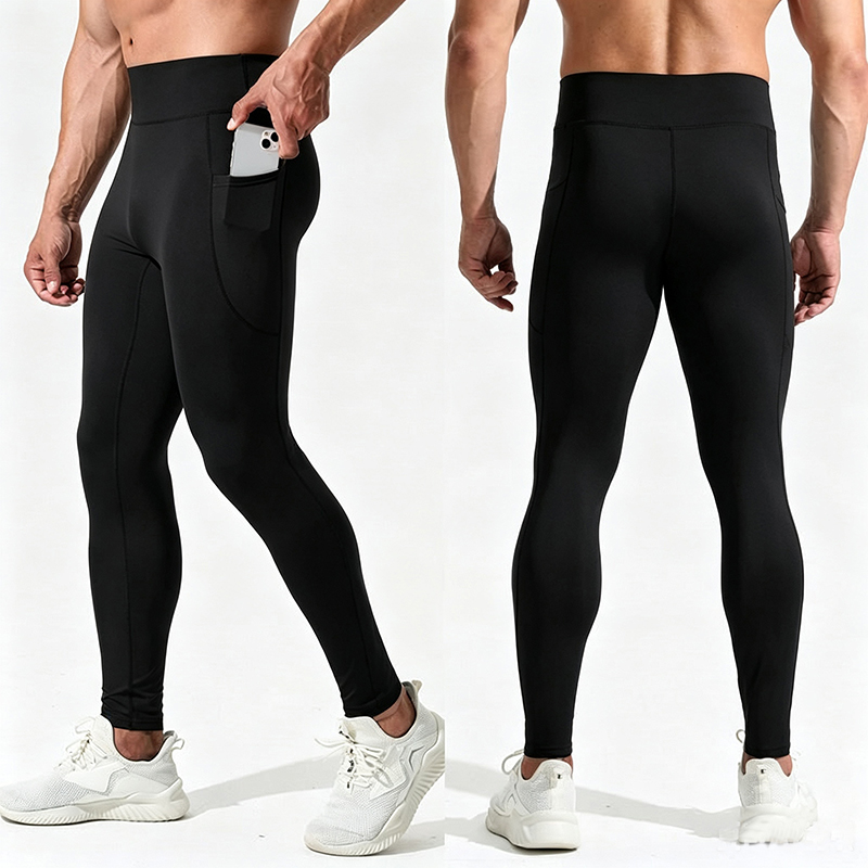 3 Pcs Men High Waist Compressi - Compression Long Pant review and price
