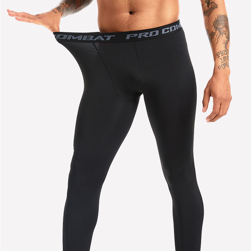 1 Pcs Men's Solid Color Compre - Compression Long Pant review and price